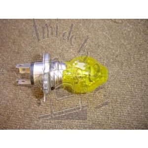 Ampoule de phare H4 12 volts  60/55W bulbe jaune amovible