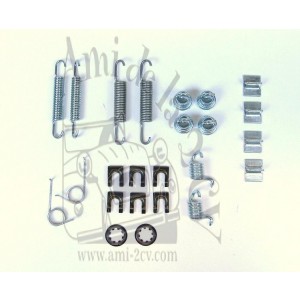 Collection de ressorts de fixation de mâchoires de freins arrière Renault  R4 