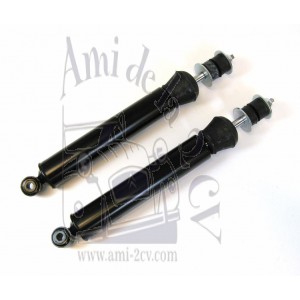 Paire d'amortisseurs avant R4 marque Record premier modèle avant Juin ou Septembre 1968