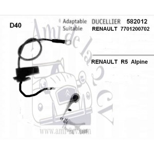 Vis Platinées Ducellier 582012 R5GTL / Alpine