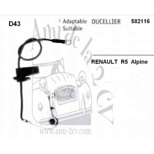 Vis Platinées Ducellier  582116 R5 Alpine