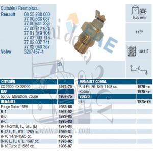 Thermo-contact R4 18x1.5 115°