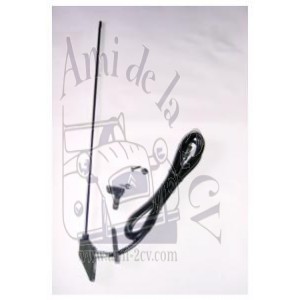 Antenne télescopique chromée