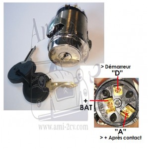 Antivol de direction Neiman Renault 4CV