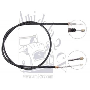 Câble de frein à main gauche ou droit entre Renault R4l et F6 entre 76 et 89