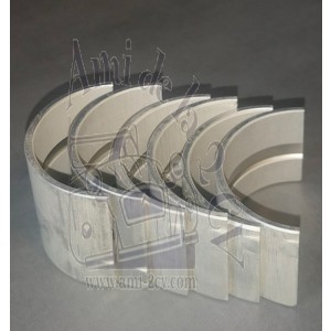 Coussinets de Bielles  3 paliers 4CV-R4-Dauphine  cote réparation 0.25