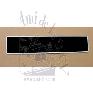 Plaque d'immatriculation avant  2CV 455 x100