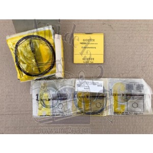 Ensemble de 4 segments Goetze pour R4L 54.5x2+2+2+3.5mm