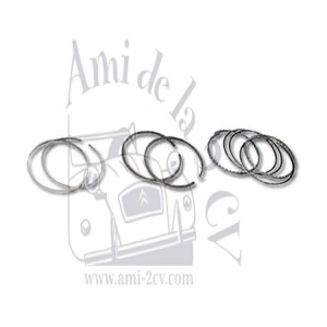 Ensemble complet de segments diamètre 55.8mm pour Renault R4  Moteur.747cc 1.75 2 3.5 