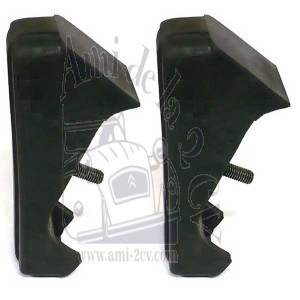 Paire de butoirs de pare-chocs avant ou arrière Renault R4L