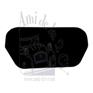 Panneau de porte de Portillon arrière R4 Fourgonnette noir