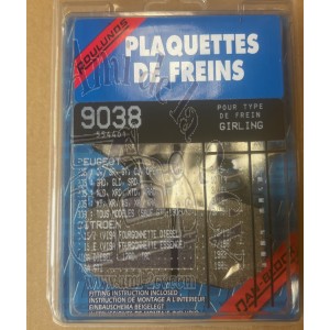 Plaquettes freins Visa D GTI  205 C15