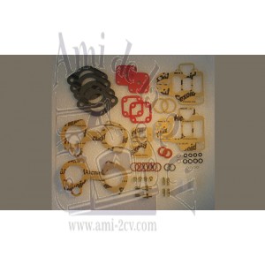 Pochette carburateur  x 2 Weber 40DCOE R8 Gordini