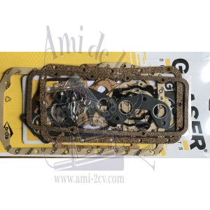 Pochette de joints moteur 1294cc Simca 1100, Bagheera 72-79, Peugeot 205 1984-1989 C15 1987-1988