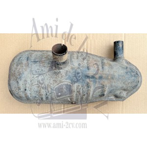 Silencieux avant R4L moteur Cléon stock d'époque