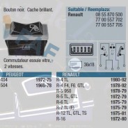 Interrupteur essuie glace 2 vitesses R4