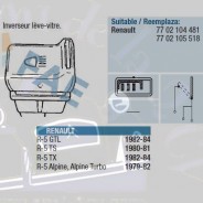 Interrupteur de phares Additionnels R5 après 1982