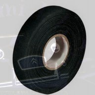 Ruban isolant autocollant en tresse coton noire pour refaire les faisceaux électriques 50 m  largeur 15 mm