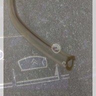 Durite souple transparente pour lave glace morceau de 1.8M