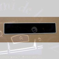 Plaque d'immatriculation avant  2CV 455 x100 *